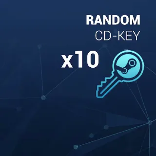 Random Steam Key x10 GLOBAL