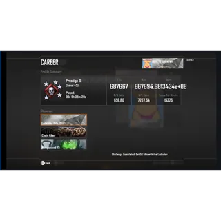 Black ops 2 Ps4/5 Multiplayer master prestige