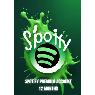 12 Month - Spotify Premium individual plan