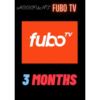 Account - Fubo TV - 6 months - 6 Months