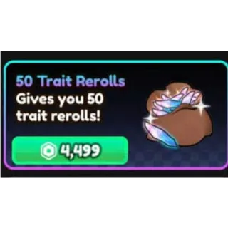 [Anime Vanguard] 50 Trait Reroll