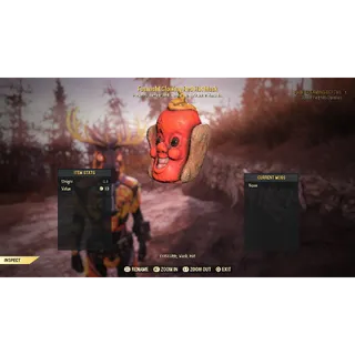 Glowing Red Hot Mask