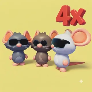 [Cheapest] 4x Three Blind Mice