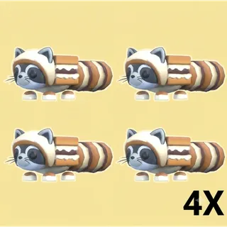 4x S'mores Raccoon