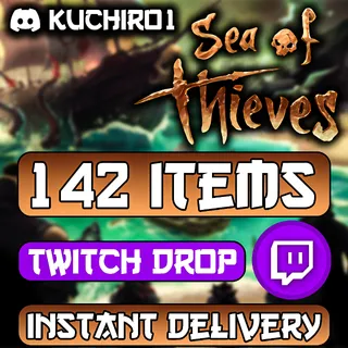 Sea of Thieves - 142 Items Twitch Drop (Obsidian Rug/Phoenix/EWR)