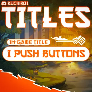 Brawlhalla - I Push Buttons Exclusive Red Title