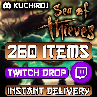 Sea of Thieves - 260 Items Twitch Drop 