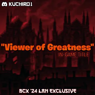 Brawlhalla Viewer of Greatness Title