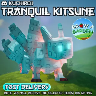 Tranquil Kitsune Grow a Garden VERY RARE