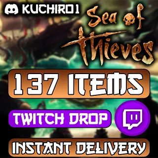 Sea of Thieves - 137 Items Twitch Drop (Obsidian Rug/Phoenix/EWR)