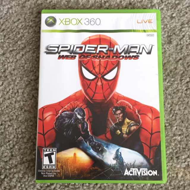 Spider-Man Web of Shadows PS2 PSP Xbox 360 PS3 Original