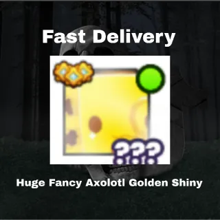 Huge Fancy Axolotl Golden Shiny - PS99