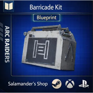Barricade Kit Blueprint ARC Raiders