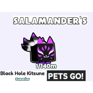 Black Hole Kitsune Pets Go