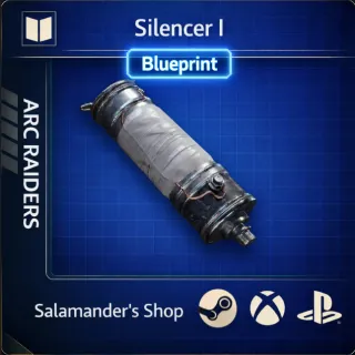 Silencer I Blueprint ARC Raiders