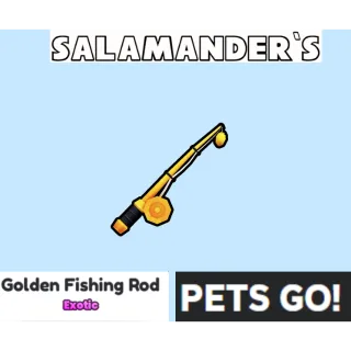 Golden Fishing Rod Pets Go