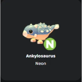 Ankylosaurus Neon