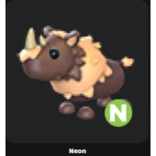 Wooly Rhino | Neon