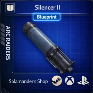 Silencer II Blueprint ARC Raiders