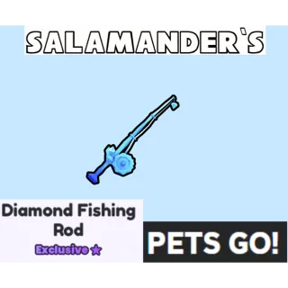 Diamond Fishing Rod Pets Go