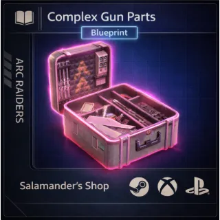 Complex Gun Parts Blueprint ARC Raiders