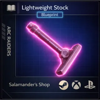 Lightweight Stock Blueprint ARC Raiders