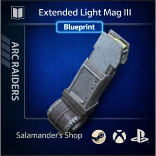 Extended Light Mag III Blueprint ARC Raiders