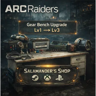 Gear Bench Lvl 1 - Lvl 3 ARC Raiders