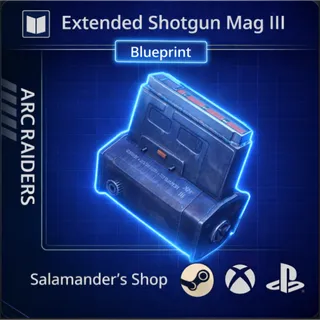 Extended Shotgun Mag III Blueprint ARC Raiders