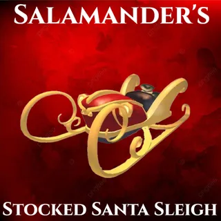 Stocked Santa Sleigh