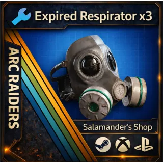 Expired Respirator x3 ARC Raiders