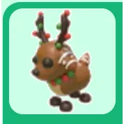 2x Gingerbread Reindeer Full Grown