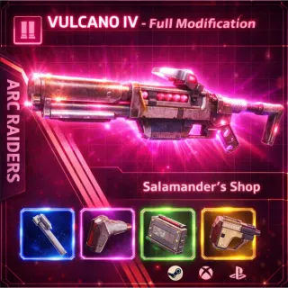 Vulcano IV with mods ARC Raiders