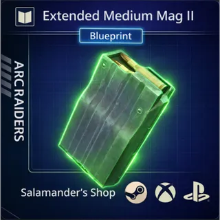 Extended Medium Mag II Blueprint ARC Raiders