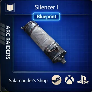 Silencer I Blueprint ARC Raiders