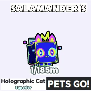 Holographic Cat Pets Go