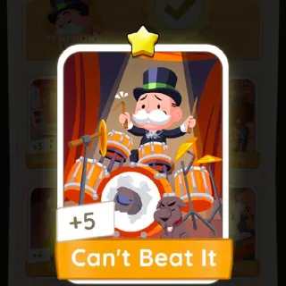 Monopoly Go - Can't Beat It Sticker 1 Stars