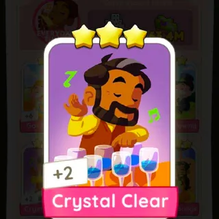 MONOPOLY GO - Crystal Clear Sticker ⭐⭐⭐