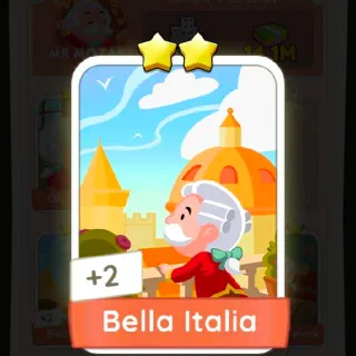 Monopoly Go - Bella Italia Sticker 2 Stars