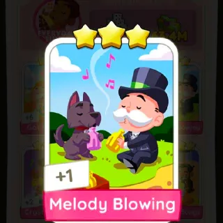 MONOPOLY GO - Melody Blowing Sticker ⭐⭐⭐