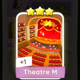 Monopoly Go - Theatre M Sticker 3 Stars