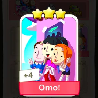 Monopoly Go - Omo! Sticker 3 Stars