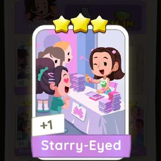 Monopoly Go - Starry-Eyed Sticker 3 Stars