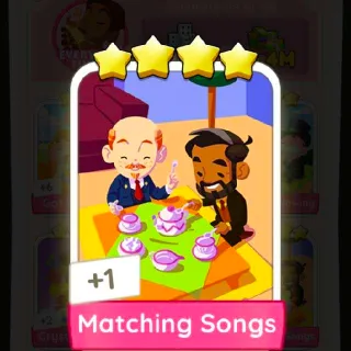 MONOPOLY GO - Matching Songs Sticker ⭐⭐⭐⭐