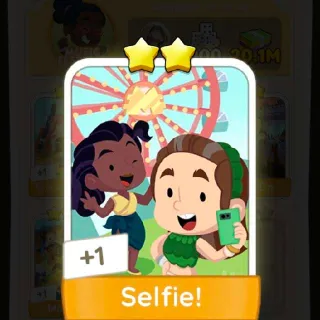 Monopoly Go - Selfie! Sticker 2 Stars