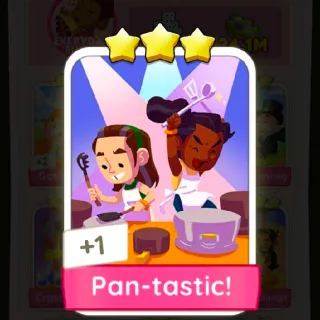 Monopoly Go - Pan-tastic! Sticker 3 Stars