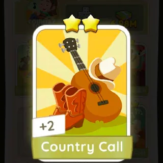 Monopoly Go - Country Call Sticker 2 Stars