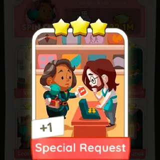 Monopoly Go - Special Request Sticker 3 Stars