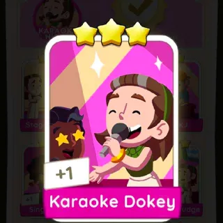 Monopoly Go - Karaoke Dokey Sticker 3 Stars