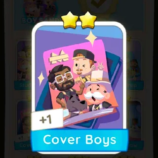 Monopoly Go - Cover Boys Sticker ⭐⭐